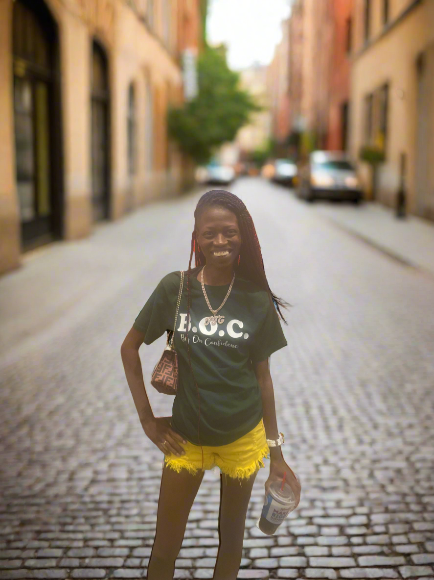 B.O.C. Inspirational Motivational  Unisex T-Shirts(F/B)