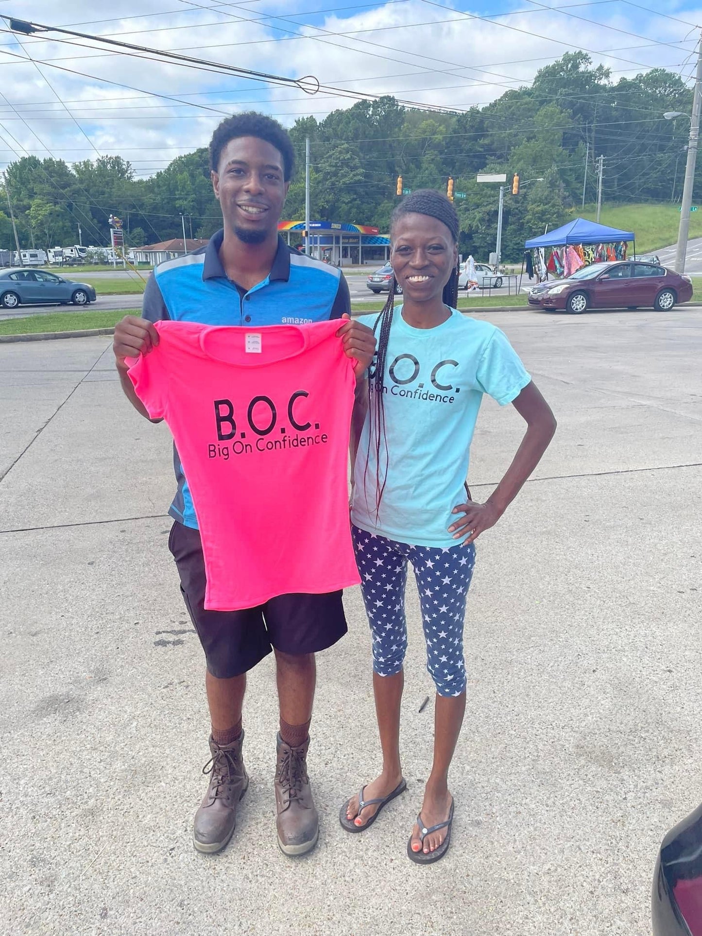 B.O.C. Inspirational Motivational  Unisex T-Shirts(F/B)